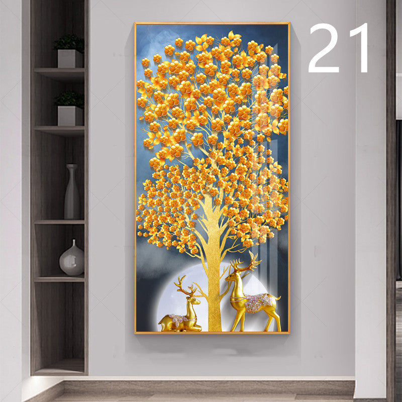 Fortune Tree Poster Canvas Painting Wall Art Picture