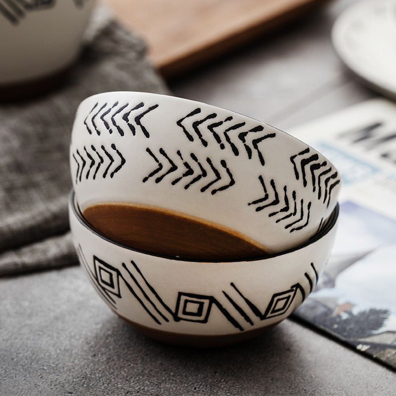 Japanese-style Parent-child Breakfast Small Bowl For Children