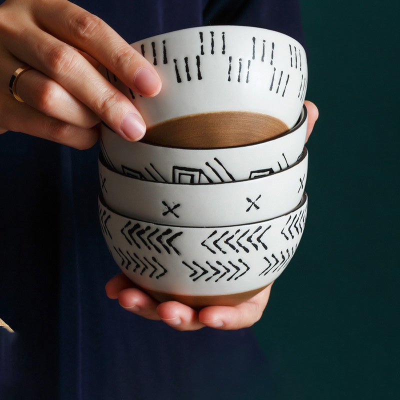 Japanese-style Parent-child Breakfast Small Bowl For Children